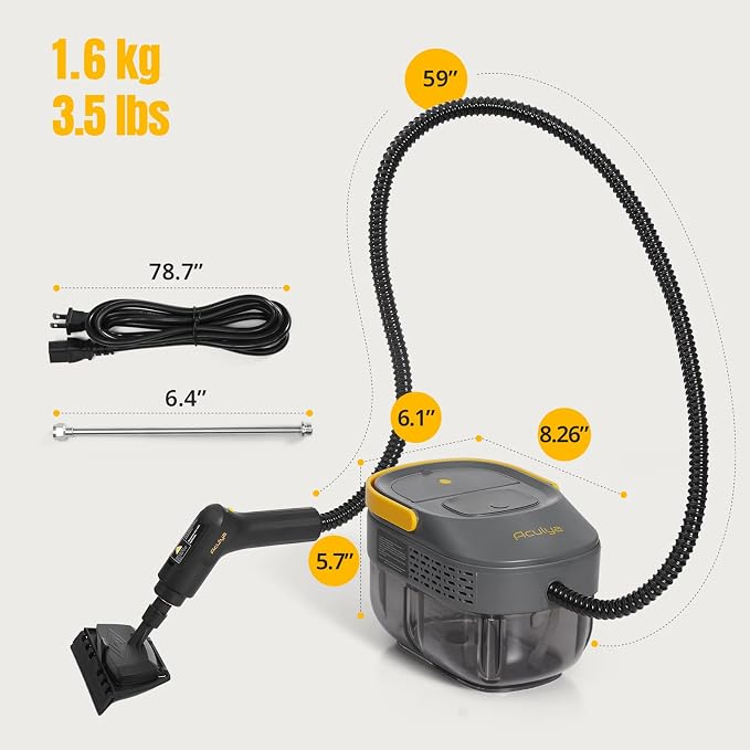 1.69 Quarts Handheld Steam Cleaner - Image 5