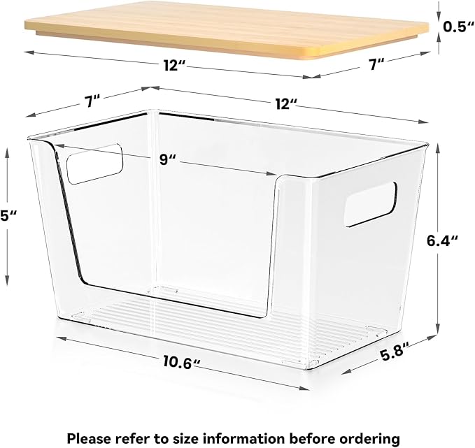 4-Pack Stackable Potato & Onion Storage Bins - Image 2