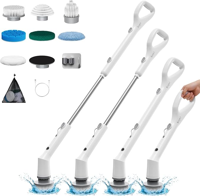 Electric Spin Scrubber, 2026 New Cordless Cleaning Brush, Shower Cleaning Brush by Unknown