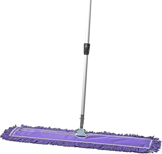 36 Inch Purple Commercial Dust Mop & Floor Sweeper by TidyTools