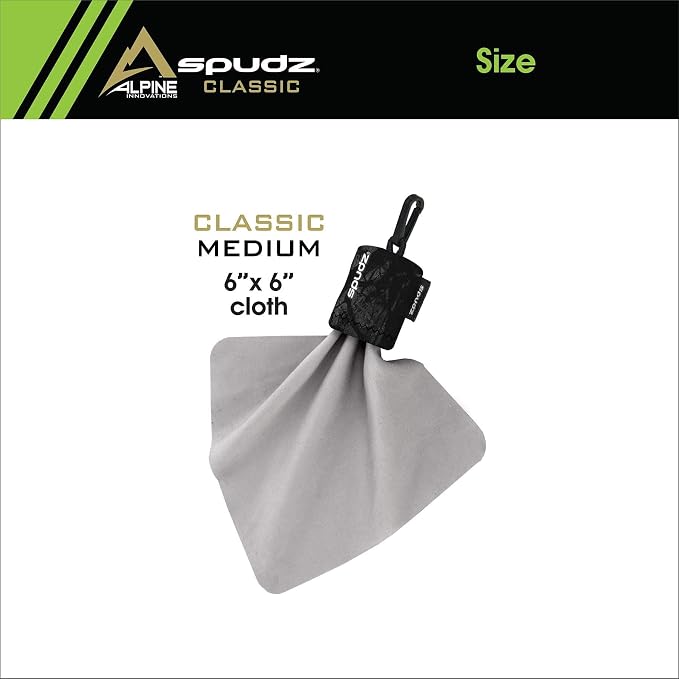 SPUDZ Classic Microfiber Lens Cleaner – Clip-On Pouch, Washable – - Image 5