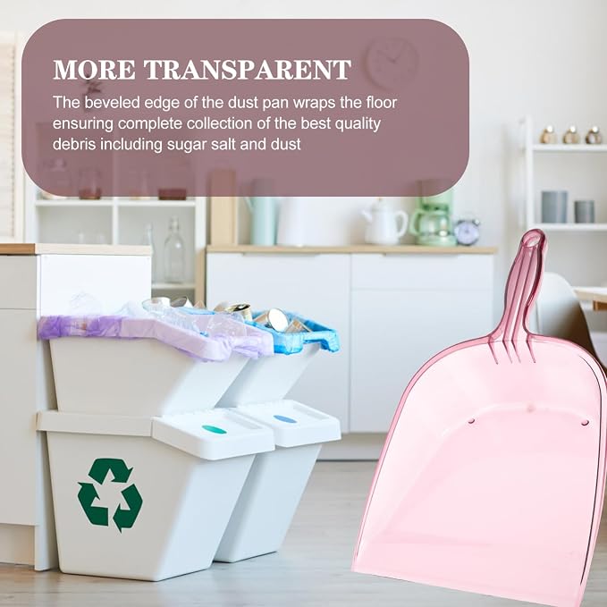 Dustpan Lightweight Handheld Dustpan Ergonomic Handle Capacity - Image 2