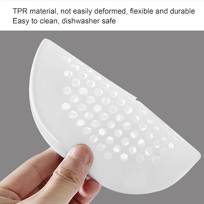2 Pieces Shower Drain Hair Catcher Bathtub Stopper Home Drain Protectors Drain - Image 3
