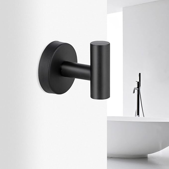Towel Hooks, SUS 304 Stainless Steel Hooks, Heavy Duty Door Hanger Towel Robe - Image 5
