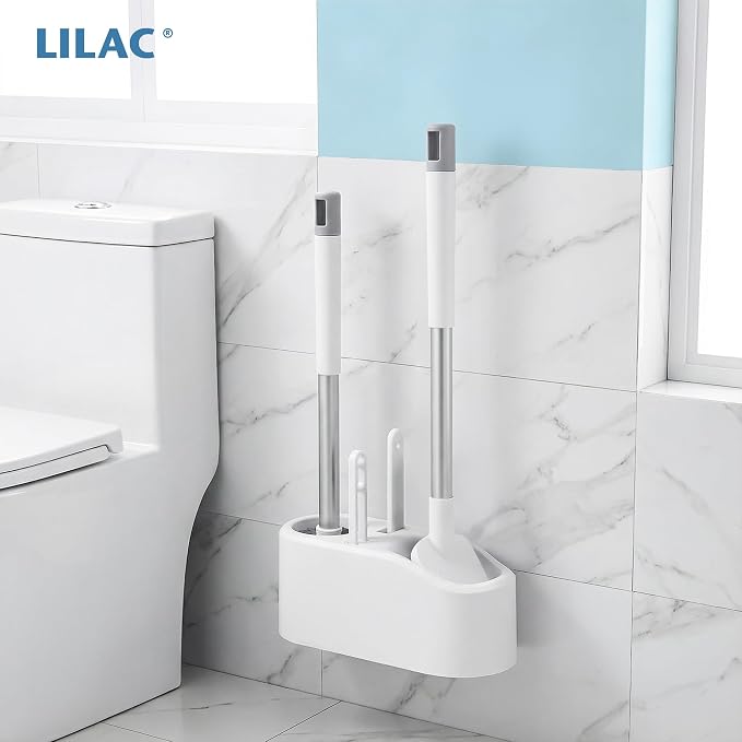2 Pack Toilet Brush and Holder, Toilet Bowl Brush - Image 9