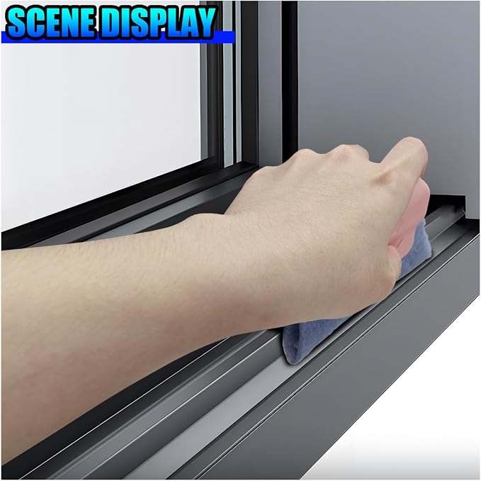 3PCS Magic Window Track Cleaner, Window Groove Cleaning Brush Tools Set - Image 4