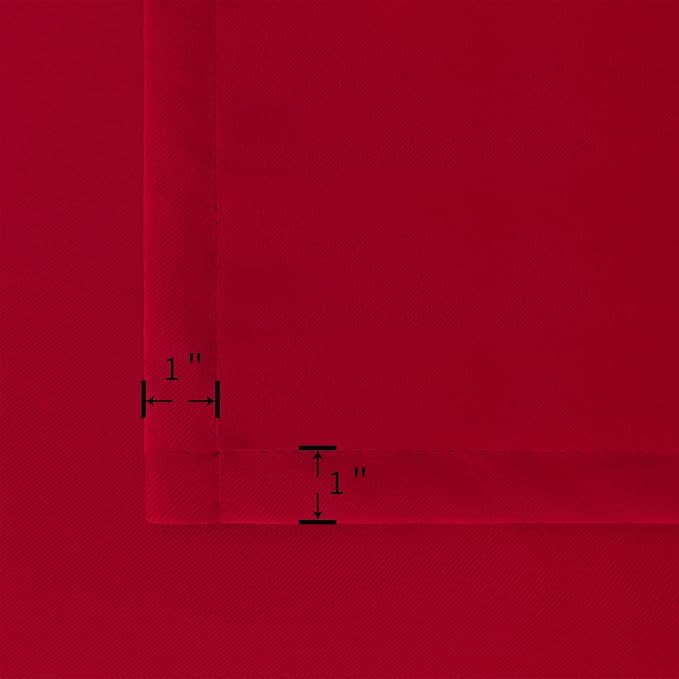 BGment Red Blackout Curtains 48 Inches Length - Image 7