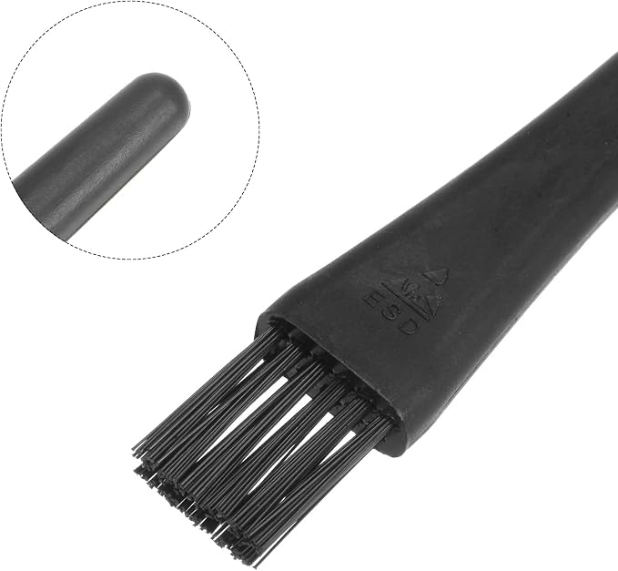 uxcell 4 Pcs Antistatic ESD Brush Portable Plastic Handle Nylon Lab Cleaning - Image 4