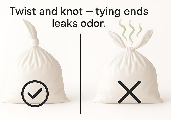 BOS Odor-Sealing Kitchen, Home & Food Small Trash Bags - Image 6
