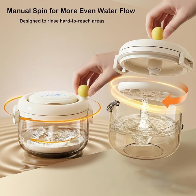 Denture Bath Cup，Retainer Cleaner Case Box, Night Mouth Guard Case Holder - Image 2