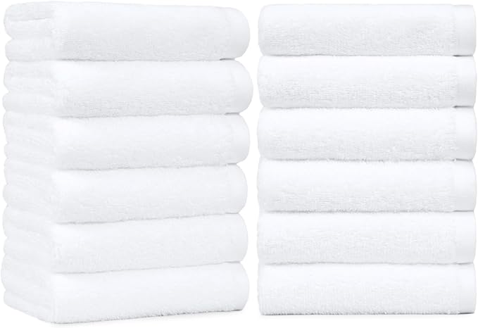 Amazon Basics Soft and Thick Cotton Hand Towels by AmazonBasics
