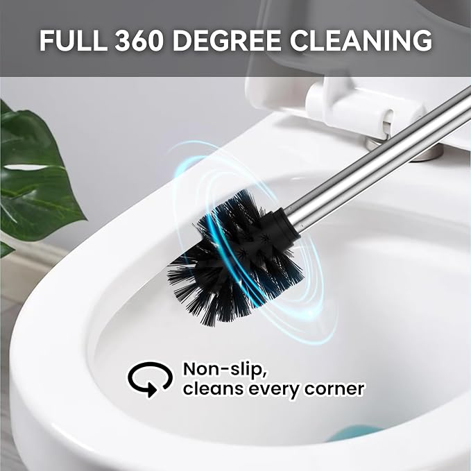 Dailyart Toilet Brush Holder Set: 2 Pack Bathroom Deep Cleaning - Image 5