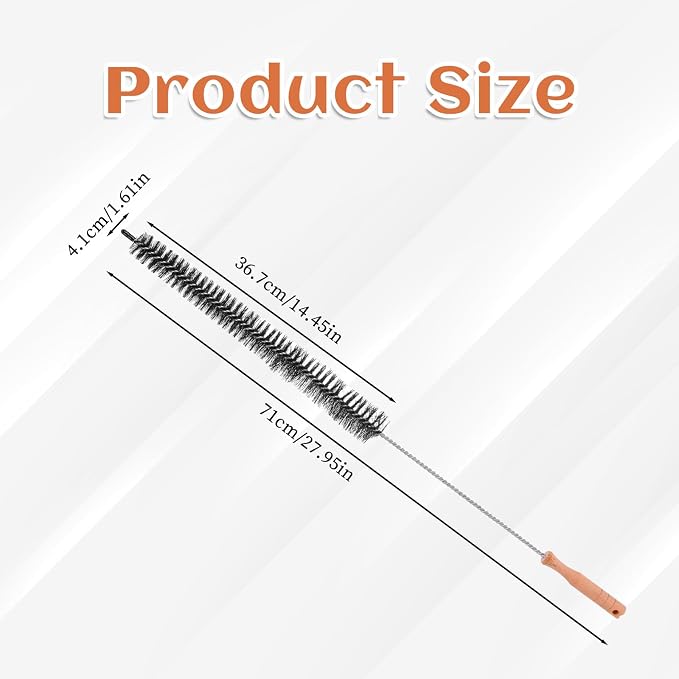 Cleaning Brush for Radiator, Dryer Lint Brush Radiator Duster Brushes Vent - Image 2