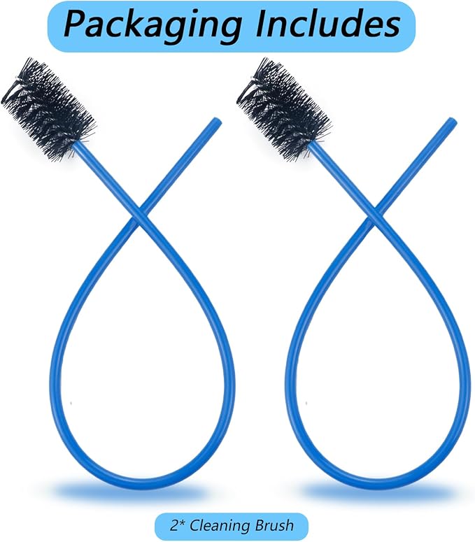 2 PCS Condensate Flexible Drain Brush, 15.7 in Nylon and PVC Drain Line - Image 4