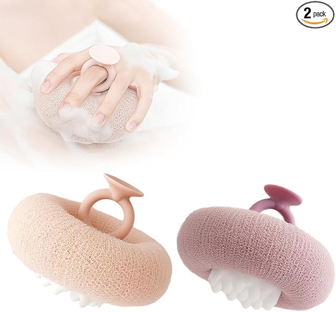 Super Soft Sunflower Suction Cup Bath Ball, 2026 Upgraded 2-in-1 Sunflower Bath by Cecurpo