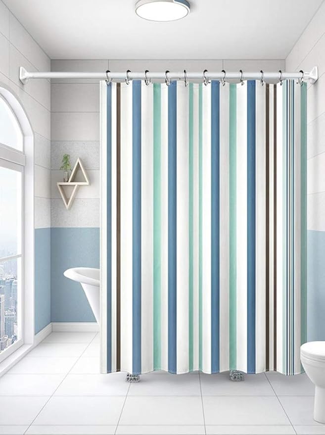 Goowin Shower Curtain Hooks, Stainless Steel Black Shower Curtain Hooks - Image 7