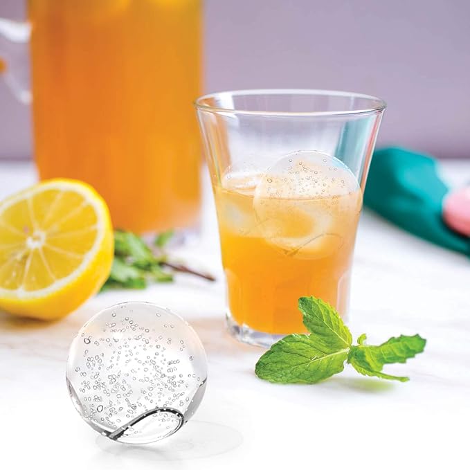 Housewares Solutions Froz Ice Ball Maker – Novelty Food-Grade Silicone Ice Mold - Image 6