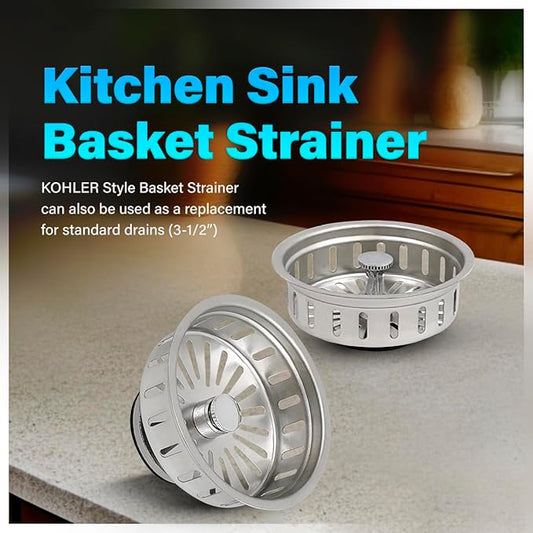 Highcraft 97353 Kitchen Sink Basket Strainer Replacement - Image 2
