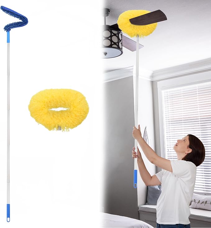 PATIKIL Ceiling Fan Cleaner Duster, 12.9" to 59", 2 in 1 Microfiber Duster by PATIKIL