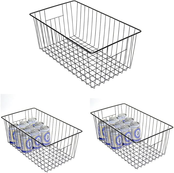 16inch Upright Freezer Organizer Baskets by Y.Z.Bros