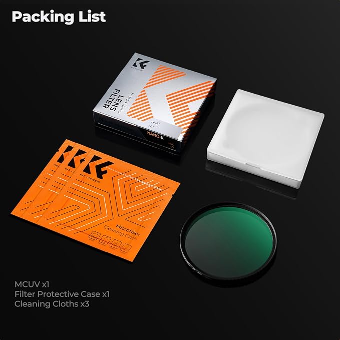 K&F CONCEPT 67mm MC UV Protection Filter Slim Frame - Image 7