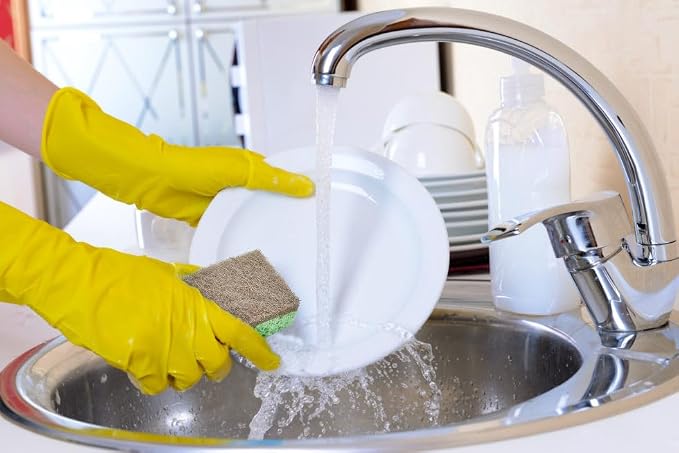 Kitchen Sponges for Washing Dishes, Non-Scratch Cellulose Dish Scrub Sponges - Image 3