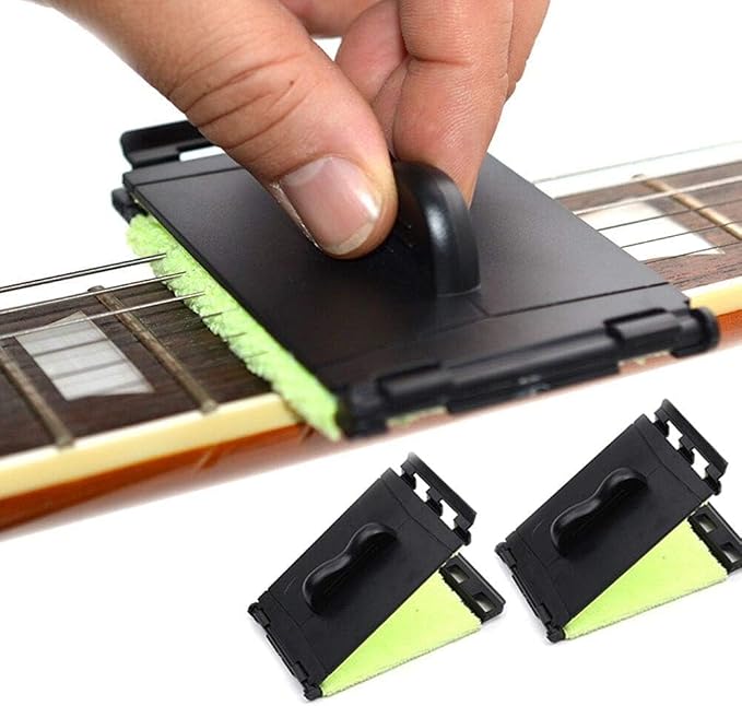 SAPHUE Guitar String Cleaner Clean Fretboard Cloth Tool Scrubber by SAPHUE