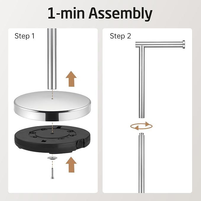 KES Toilet Paper Holder Free Standing - Image 8