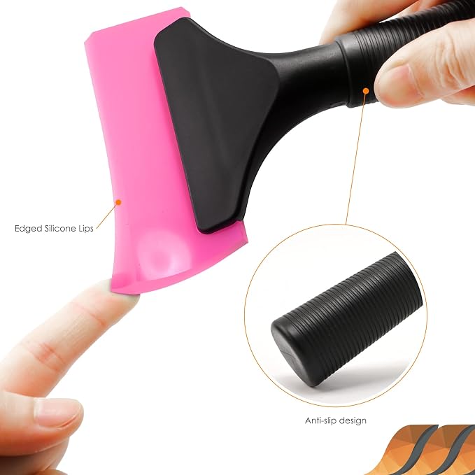 EHDIS Small Squeegee 5 inch Rubber Window Tint Windshield Scraper - Image 2
