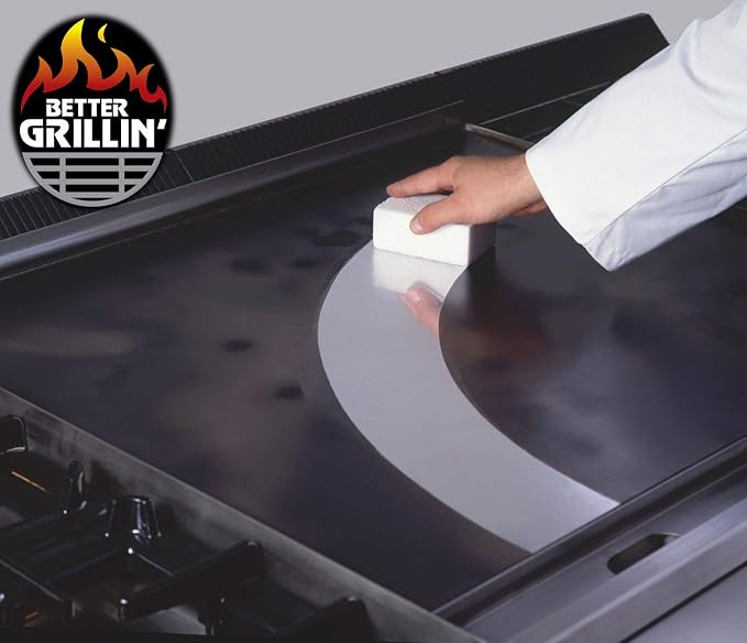Better Grillin Scrubbin Stone Grill Cleaner Handle-Protect Hands & Nails When - Image 9