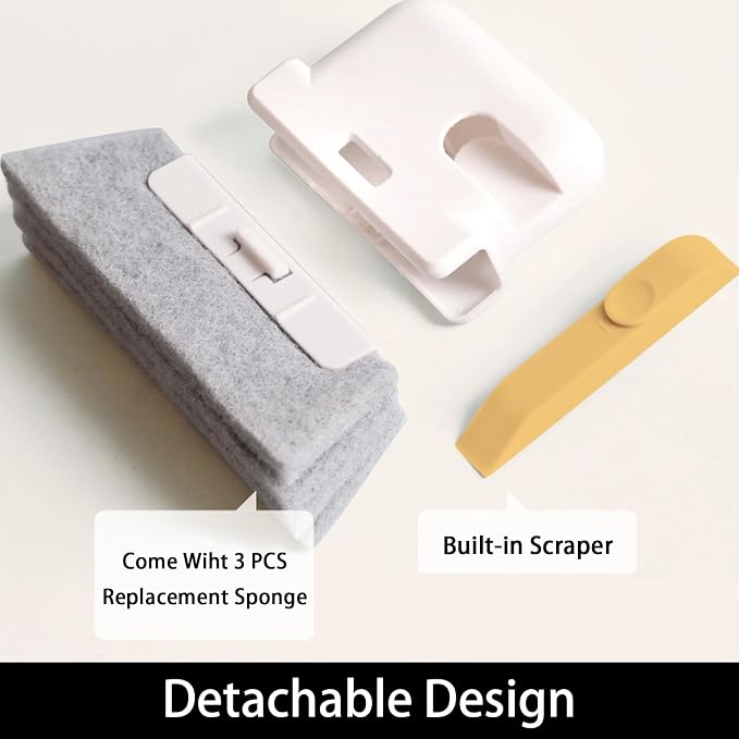 Magic Window Track Cleaner Brush Kit, 3-in-1 Design - Image 3