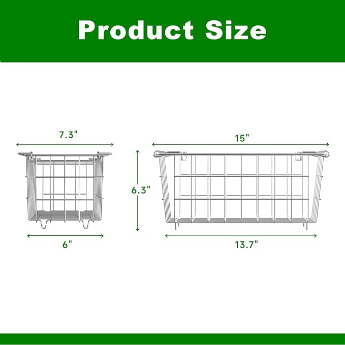 4Pack Stackable Chest Freezer Bins - Image 2
