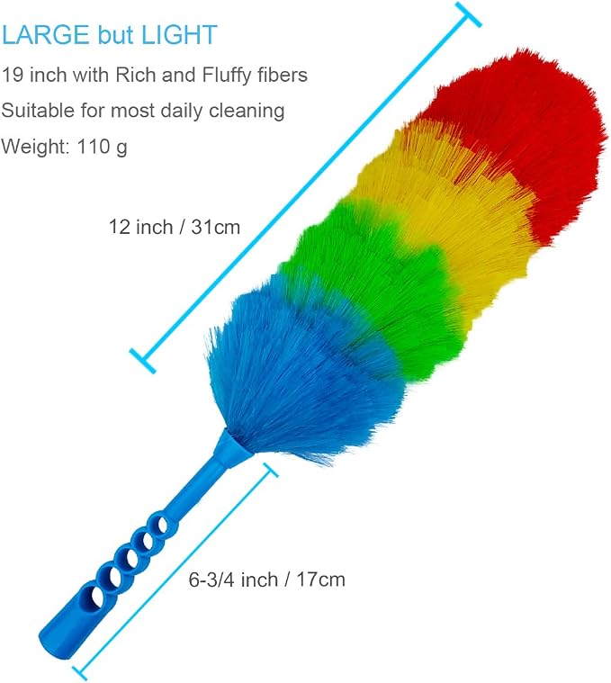 2 Pack Upgrade 19” Static Duster Beandable and Washable - Image 2