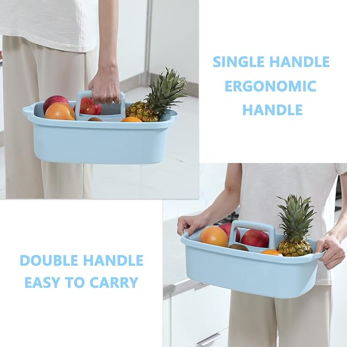 Large Cleaning Supplies Caddy Portable Shower Basket Supply Organizer - Image 4