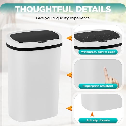 Automatic Motion Sensor Bathroom Trash Can - Image 5