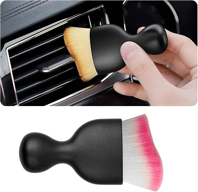 Blilo Car Interior Detailing Brush, Auto Soft Hair Cleaning Brushes, Curved by Blilo