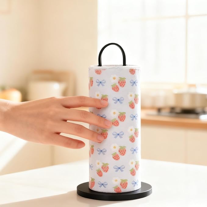 25 Pack Reusable Tissue Paperless Towel Roll Washable Cotton - Image 4