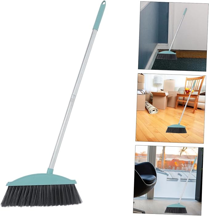 Heavy Duty Handle Broom for Indoor and Outdoor Cleaning Soft Bristles for Dust - Image 8