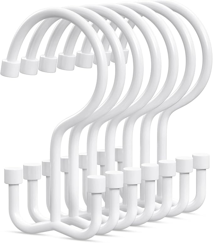 Goowin Shower Curtain Hooks, Shower Curtain Rings, Durable Shower Curtain by Goowin