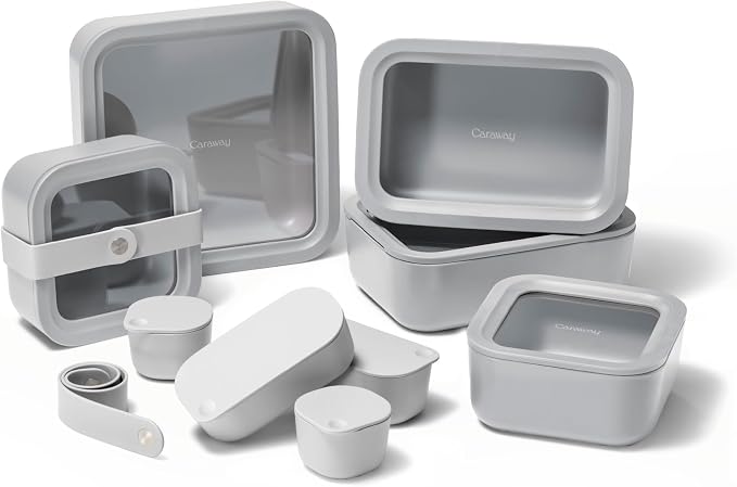 Caraway 14pc Glass Food Storage Container Set by Caraway