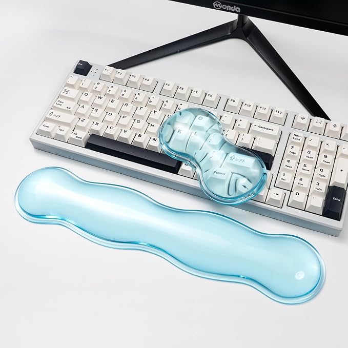 Clear Gel Mouse Wrist Rest, Comfort & Support - Image 3
