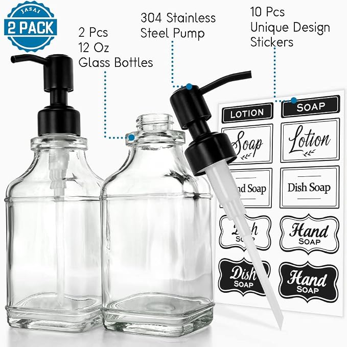 JASAI 2Pack Soap Dispenser - Image 2