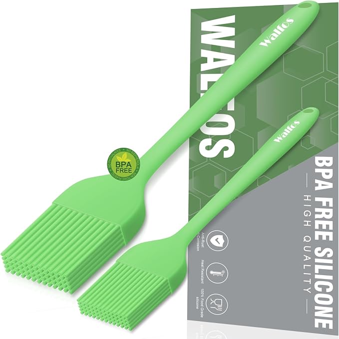 Walfos Basting Brushes Silicone, Heat Resistant Pastry Brushes by Walfos