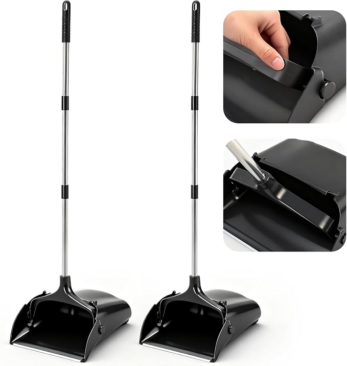 Maxcheck 2 Pcs 37 Inch Lobby Dust Pan Bulk Upright Lobby Dust Pan Plastic - Image 8