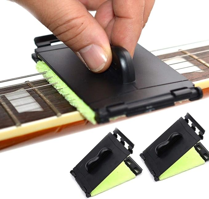 SAPHUE Guitar String Cleaner Clean Fretboard Cloth Tool Scrubber by SAPHUE