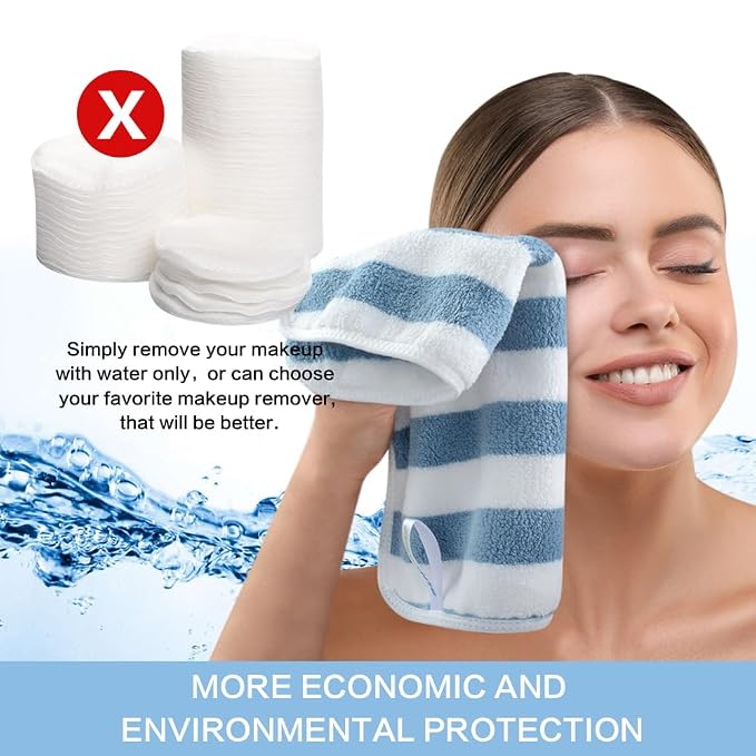 SINLAND Microfiber Facial Cloths Fast Drying Washcloth 12inch x 12inch - Image 6