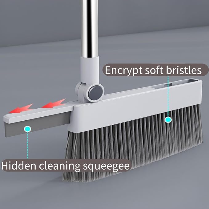 SDSM Broom with Dustpan Combo Set, 4 in 1 Multifunctional Broom and Dustpan - Image 5