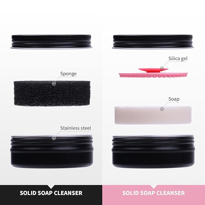 DUcare Makeup Brush Cleaner Makeup Brushes Solid Soap Cleanser - Image 4