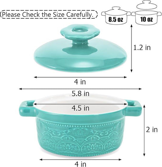 Hacaroa Set of 6 Mini Cocotte - Image 2