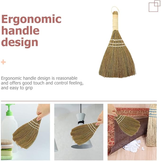 Hemoton Desktop Broom Portable Mini Hand Broom - Image 9